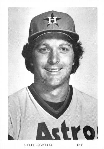 1980 Houston Astros Photocards #NNO Craig Reynolds Front