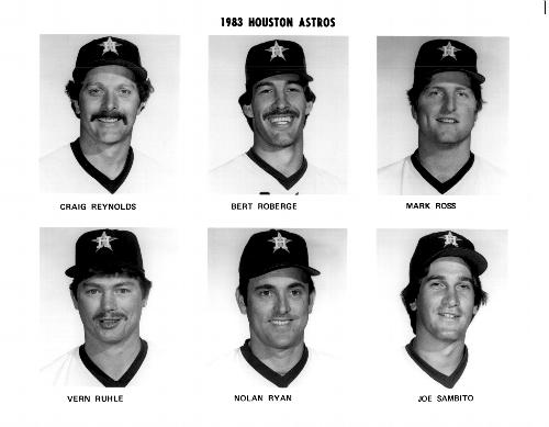 1983 Houston Astros Photos #NNO Craig Reynolds Front