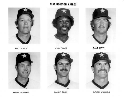 1983 Houston Astros Photos #NNO Mike Scott Front