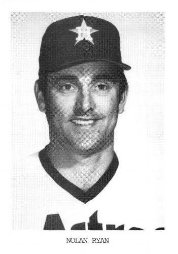 1987 Koppa 1983-85 Houston Astros Commemorative Photocards #NNO Nolan Ryan Front