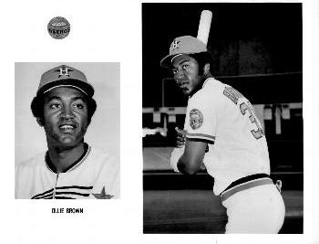 1974 Houston Astros Photos #NNO Ollie Brown Front