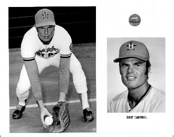1974 Houston Astros Photos #NNO Dave Campbell Front