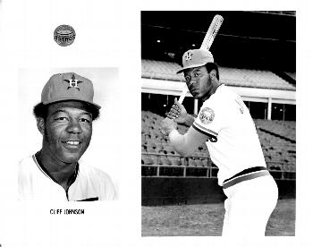 1974 Houston Astros Photos #NNO Cliff Johnson Front