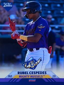 2023 Choice Fort Myers Mighty Mussels #09 Rubel Cespedes Front