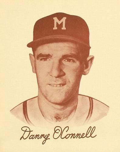1954 Preferred Products Milwaukee Braves #NNO Danny O'Connell Front