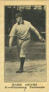 1916 Sporting News (M101-5) #1 Babe Adams Front