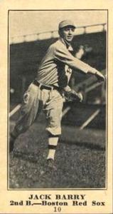 1916 Sporting News (M101-5) #10 Jack Barry Front