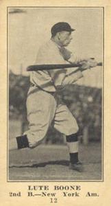 1916 Sporting News (M101-5) #12 Lute Boone Front