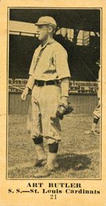 1916 Sporting News (M101-5) #21 Art Butler Front