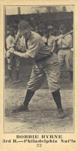 1916 Sporting News (M101-5) #22 Bobby Byrne Front
