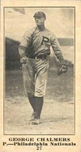1916 Sporting News (M101-5) #27 George Chalmers Front