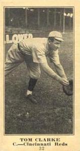 1916 Sporting News (M101-5) #32 Tom Clarke Front