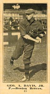1916 Sporting News (M101-5) #45 George A. Davis Front