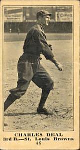 1916 Sporting News (M101-5) #46 Charles Deal Front