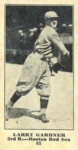 1916 Sporting News (M101-5) #65 Larry Gardner Front