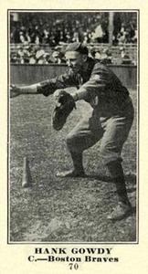 1916 Sporting News (M101-5) #70 Hank Gowdy Front