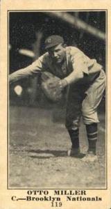 1916 Sporting News (M101-5) #119 Otto Miller Front