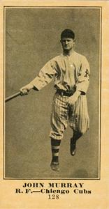 1916 Sporting News (M101-5) #128 John Murray Front