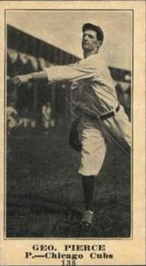 1916 Sporting News (M101-5) #138 George Pierce Front