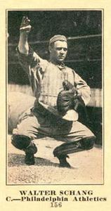 1916 Sporting News (M101-5) #156 Walter Schang Front