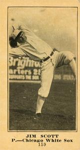 1916 Sporting News (M101-5) #159 Jim Scott Front