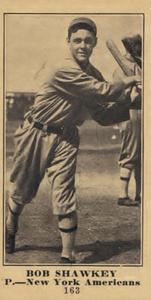1916 Sporting News (M101-5) #163 Bob Shawkey Front