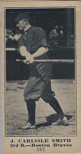 1916 Sporting News (M101-5) #167 J. Carlisle Smith Front