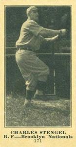 1916 Sporting News (M101-5) #171 Charles Stengel Front