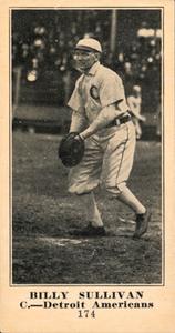 1916 Sporting News (M101-5) #174 Billy Sullivan Front