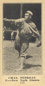 1916 Sporting News (M101-5) #175 Charles Tesreau Front