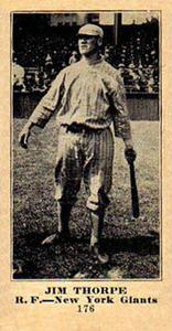 1916 Sporting News (M101-5) #176 Jim Thorpe Front