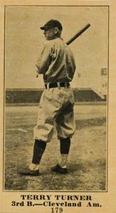 1916 Sporting News (M101-5) #179 Terry Turner Front