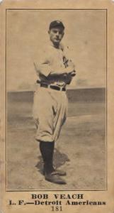 1916 Sporting News (M101-5) #181 Bob Veach Front
