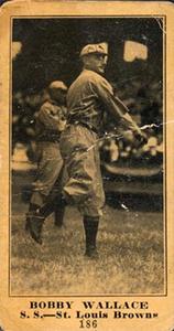 1916 Sporting News (M101-5) #186 Bobby Wallace Front