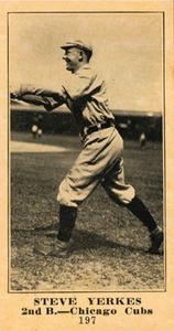 1916 Sporting News (M101-5) #197 Steve Yerkes Front