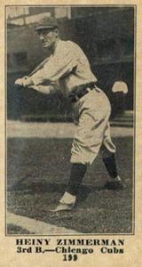 1916 Sporting News (M101-5) #199 Heinie Zimmerman Front
