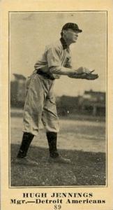 1916 Sporting News (M101-5) #89 Hugh Jennings Front