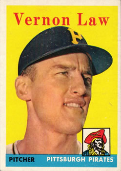 1958 Topps #132 Vernon Law Front