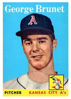 1958 Topps #139 George Brunet Front