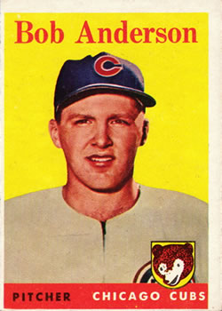 1958 Topps #209 Bob Anderson Front