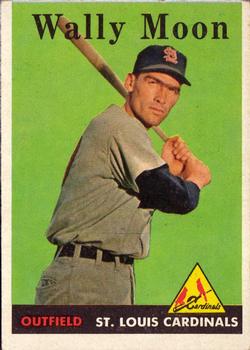 1958 Topps #210 Wally Moon Front