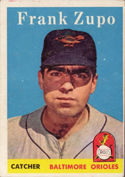 1958 Topps #229 Frank Zupo Front