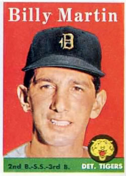 1958 Topps #271 Billy Martin Front