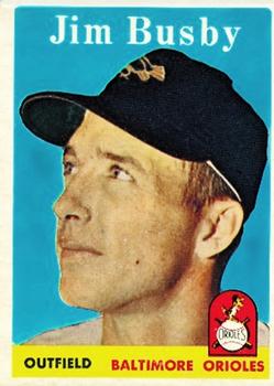 1958 Topps #28 Jim Busby Front