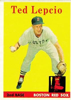 1958 Topps #29 Ted Lepcio Front