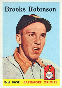1958 Topps #307 Brooks Robinson Front