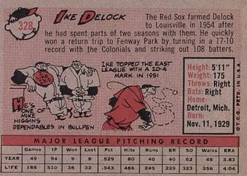 1958 Topps #328 Ike Delock Back
