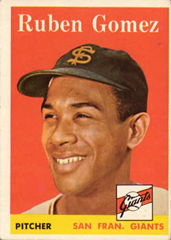 1958 Topps #335 Ruben Gomez Front