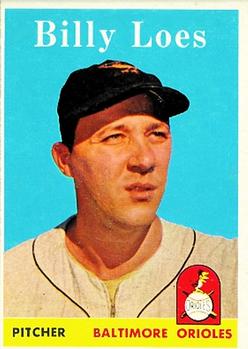 1958 Topps #359 Billy Loes Front