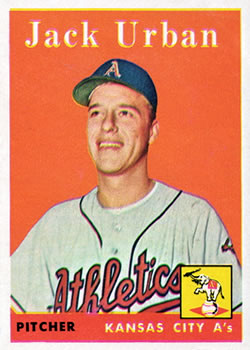 1958 Topps #367 Jack Urban Front